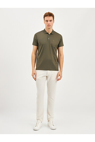 Karaca Haki T-Shirt-Polo Yaka Tişört