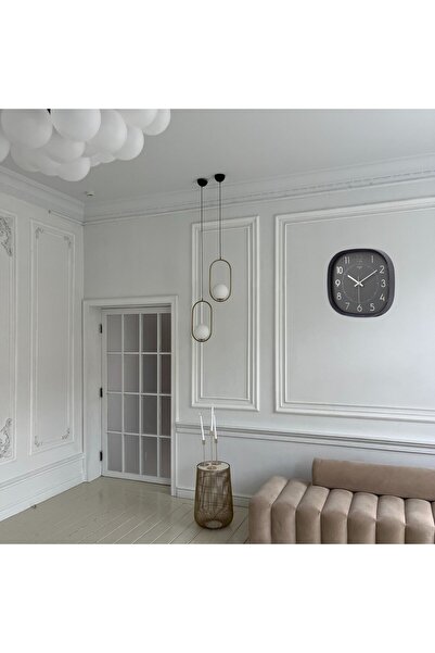 Leyaton Black 31 cm Decorative Wall Clock Rvryt-Rs345