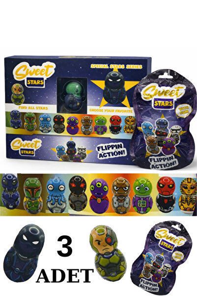 Pofika Sweet Stars Serıes Flippin Action Hacıyatmaz Figürlü Oyuncaklı Şekerle...
