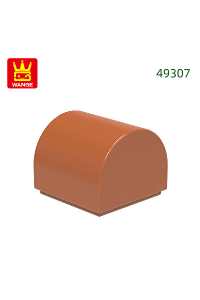 Choice27 about 416pcs 5.Dark Orange 416Pcs/Lot 49307 1x1x2/3 Double Curved To...