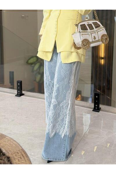 Kokoşum Butik 1910 Lace Li Jean Pants Blue