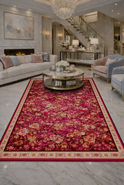 Rugs Modern Halı SDT Çizgi Detaylı Desenli Dokuma Taban Modern Dekoratif Halı...
