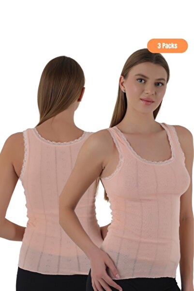 CNT Tricou de damă, 100% bumbac, 3 piese jacquard