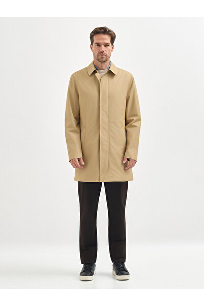 Karaca Bej Pamuk Karışımlı Trençkot