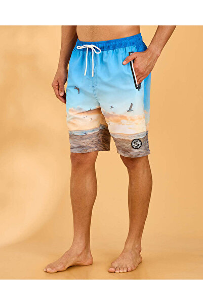 REDTAG Men Assorted Printed Swim Shorts