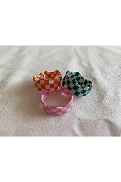 Venüs Noire 3'lü reçine yüzük