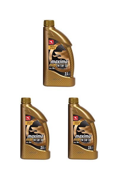 Petrol Ofisi Ulei de motor FM 5W30 1L – Pachet de 3