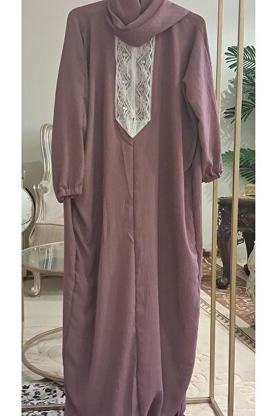DREES فستان صلاة سحاب مع عود موروكي