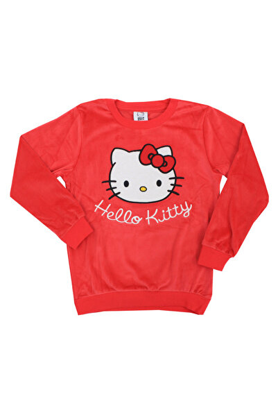 Hello Kitty Bluză din velur, 95% poliester, Hello Kitty, roz