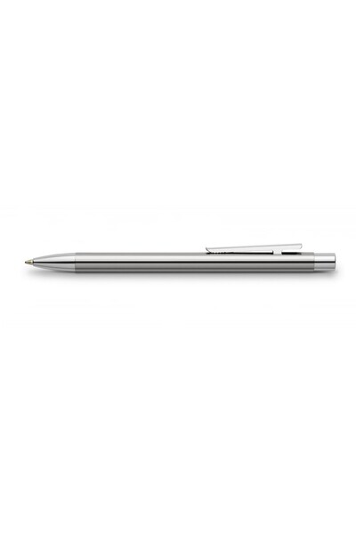 Faber Neo Slim Shiny/Steel Ballpoint Pen