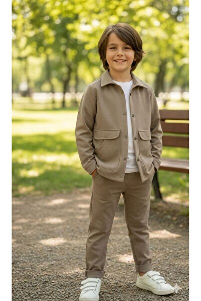 bupii baby Jacketed Jogger Pants Pantlunlu Triple Suit