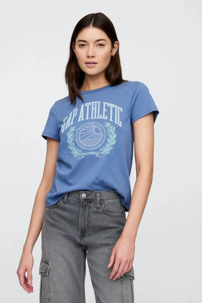 GAP V-Frch Ss Fav Crew Nvl K.Kol T-Shirt