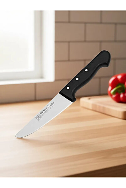 AKYUZHOME Sürmene Et Kasap Kurban Bıçağı 23.5 Cm Et Kesim Deri Yüzme Sıyırma ...