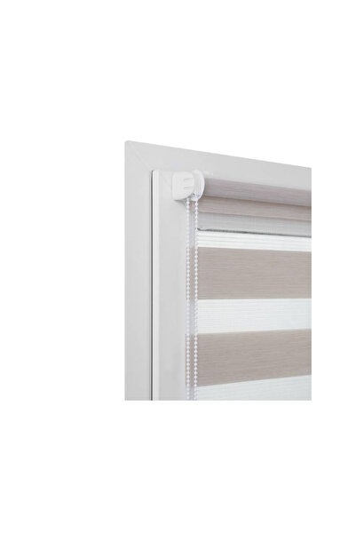 KLEIDECO Rolete Zebra, Zi si Noapte, bej, 150x041 cm