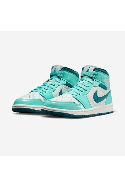 JORDAN Air 1 Mid Bleached Turquoise