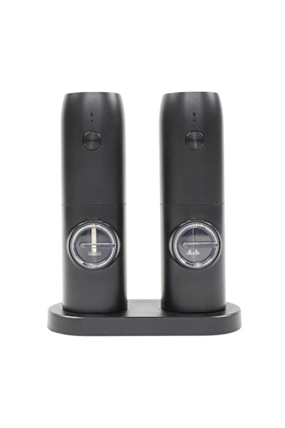 OEM Set râșnițe electrice de piper/sare, negre, 2 piese