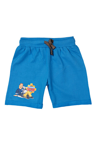 Fireman Sam Pantaloni scurți, 80% bumbac, Pompierul Sam, albastru
