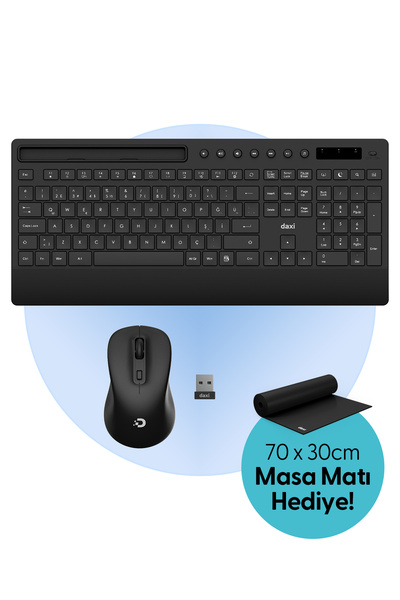 Daxi MK270 Multimedia Plus Combo 2.4GHz Kablosuz Klavye Mouse Seti