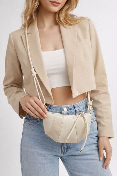 Gamzebags Kadın Modern Parça Detaylı Mini Omuz Çantası –