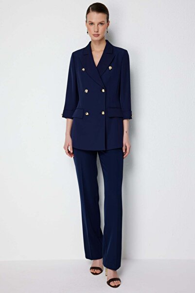 Ekol Yüksel Bel Düz Kesim Pantolon