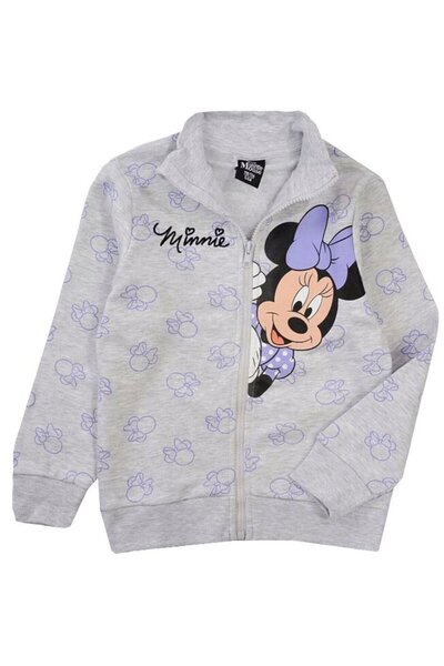 Minnie Mouse Training Sweatshirt, 80% Cotton, with Figures, Minnie Mouse, Gray