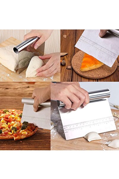 HCB EV AKSESUARLARI PASLANMAZ ÇELİK SPATULA HAMUR KAZIYICI PASTA SIVAMA APARA...