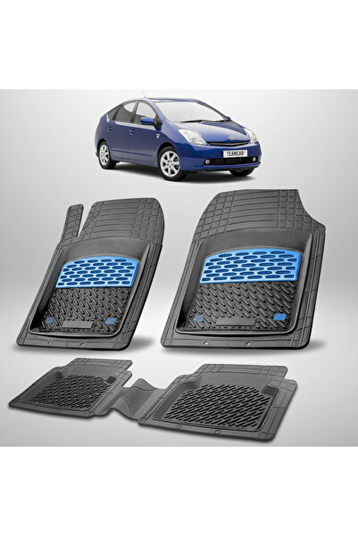 TEAMCAR Πατάκια δαπέδου συμβατά με Toyota Prius XW20 Hatchback 2005-2009 | Μπλε