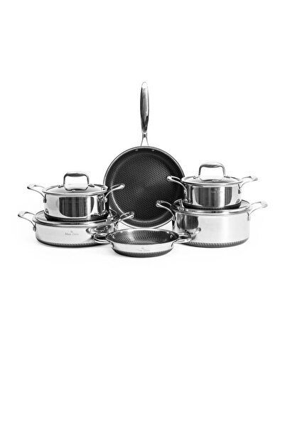 Maxx Doria Steel Fusion Mirror 10 Piece Cookware Set