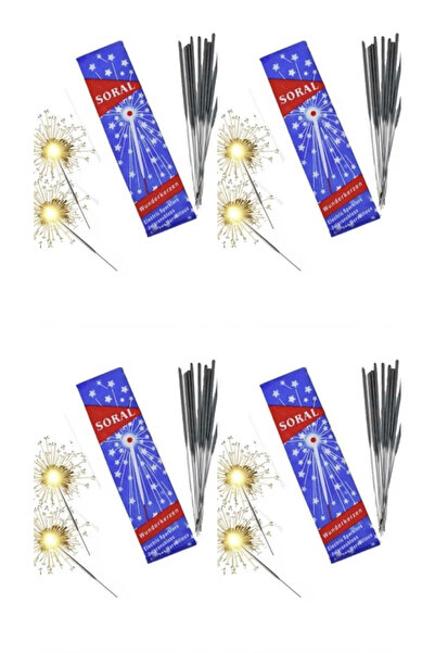 Soral 4 packs of Night Star Candles - 40 pieces - for celebrations and events...