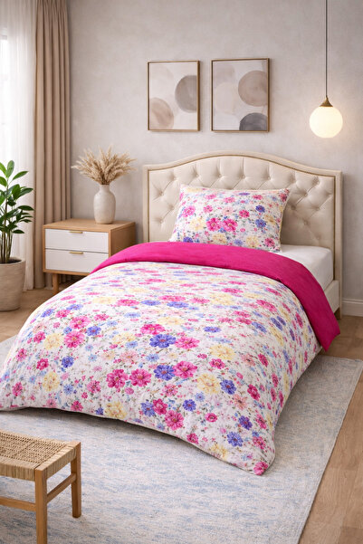 sternen glanz Set de husă de pilotă individuală din bumbac cu model Soft Dream