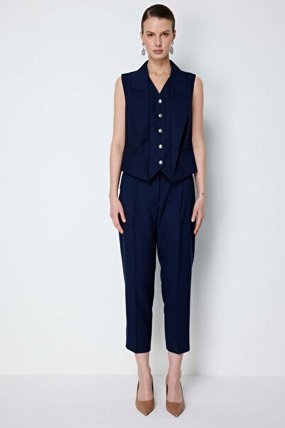 Ekol Yan Cepli Dar Paça Pantolon