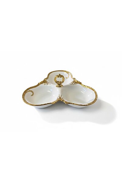 ROY KING CAMELIA GOLD 3 BÖLMELİ ÇEREZLİK 30 CM