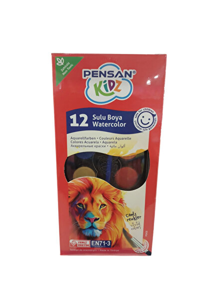 Pensan Kidz 12 Renk Suluboya Pe7003Sb12