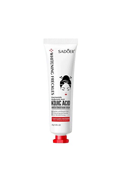 SADOER Hand moisturizing and brightening cream with kojic acid and niacinamid...