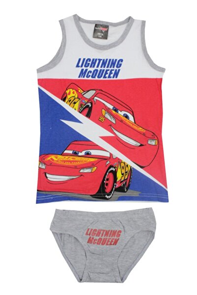 CARS Set maieu si chilot, bumbac, Lightning McQueen, gri