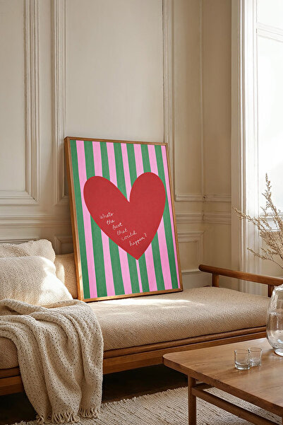 Dekorsiahome Tablou dintr-o singură bucată cu ramă din lemn TK3682