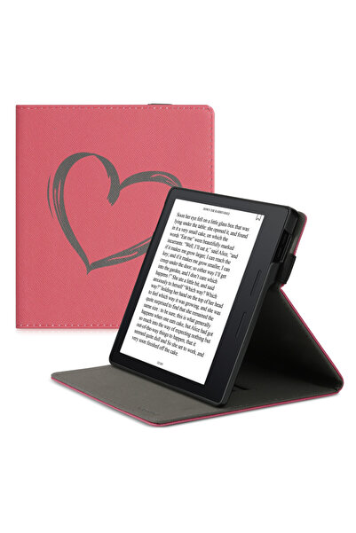 KWmobile Husă pentru Kindle Oasis 10, Kwmobile, Roșu, - piele, 49418.08