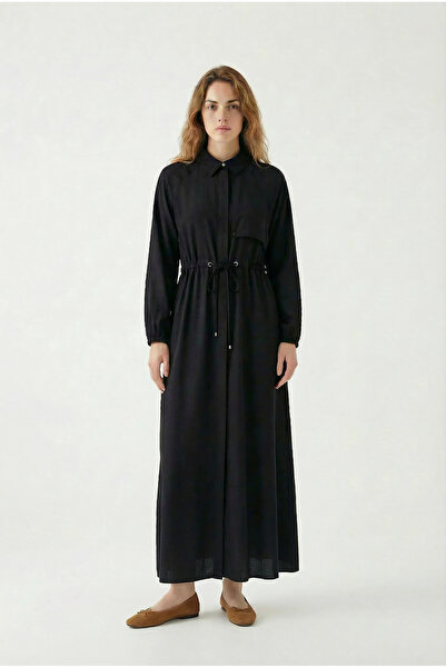 ALLDAY Μαύρη-Ρελάξ Φούστα Τένσελ με Αντιανεμικό Προστατευτικό