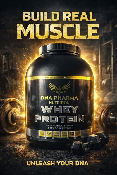 DNA PHARMA DNAPHARMA NUTRİTİON WHEY PROTEİN MUZ AROMALI 2300GR