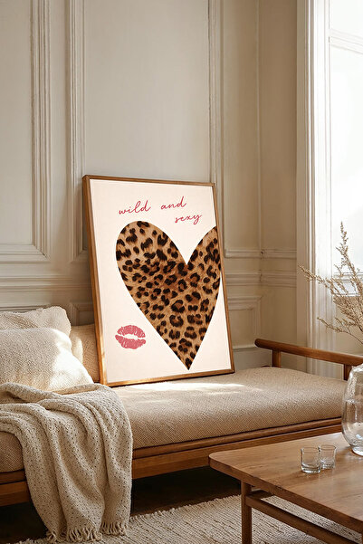 Dekorsiahome Tablou dintr-o singură bucată cu ramă din lemn TK3683