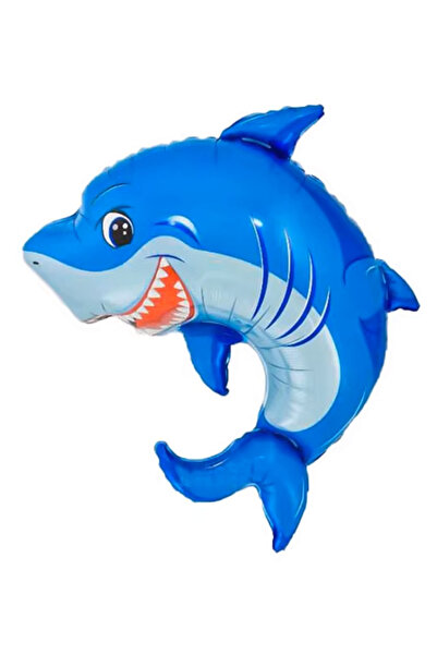 Partijet Gülümseyen Köpek Balığı Folyo Balon 79 cm