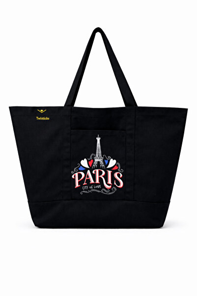 TWINTICKS Kanvas Paris Printed Sports & Yoga Bag Si – Large Volume, Durable, ...