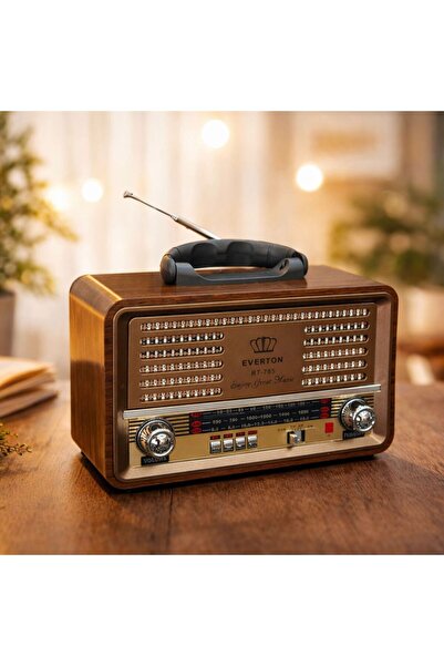 MEMİTA rt-785 usb am-sw-fm bluetooth kumandalı büyük boy nostalji radyo