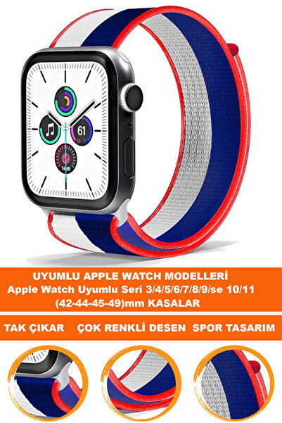 COBRA Watch 3/4/5/6/7/8/9/se 10/11 series (42-44-45-49mm)mm compatible textil...