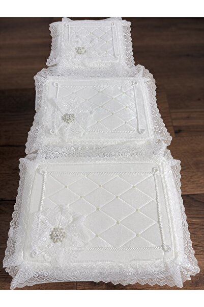 AYHANHOME Francuski Sa gipir čipkom Somot Sa kamenčićima Luksuzni elegantni p...