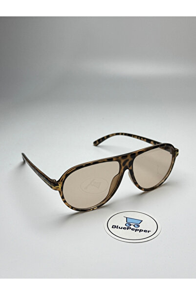 BluePepper Toms V7 |   Sunglasses Soft Color Trend Model Leopard Frame Nude G...