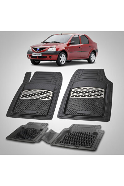 TEAMCAR Συμβατά πατάκια Dacia Logan I 2004-2012 | Ασημί