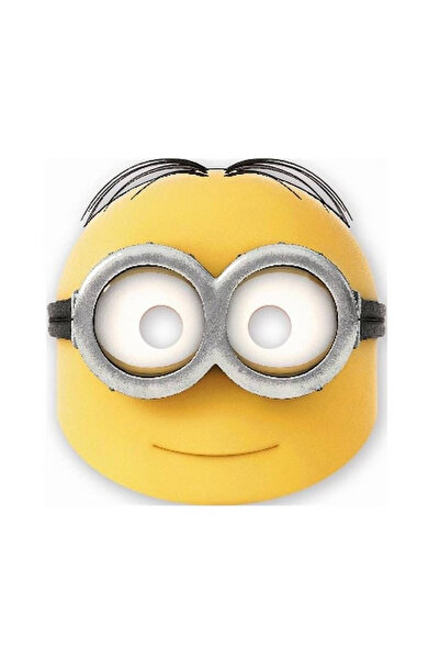 Minions Set of 6 party masks, Minions, for children, yellow