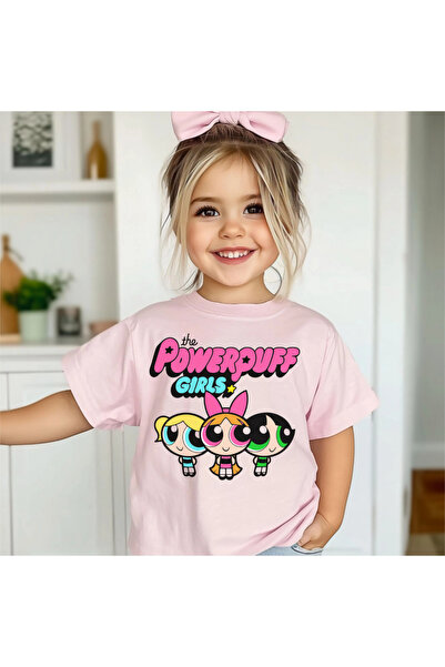Kartier The Powerpuff Girls Pink T-Shirt