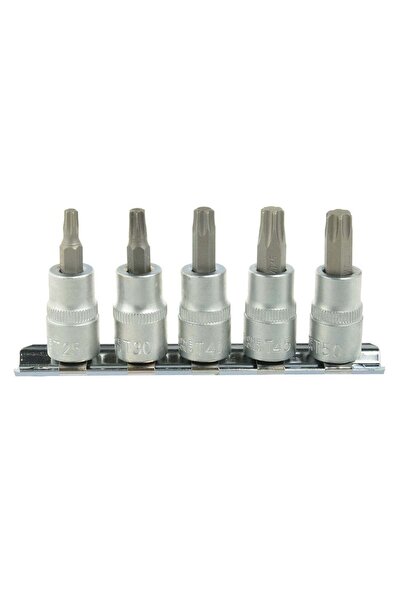 GEKO SET 5 CHEI BITI TORX T25-T50 3/8" CrV -